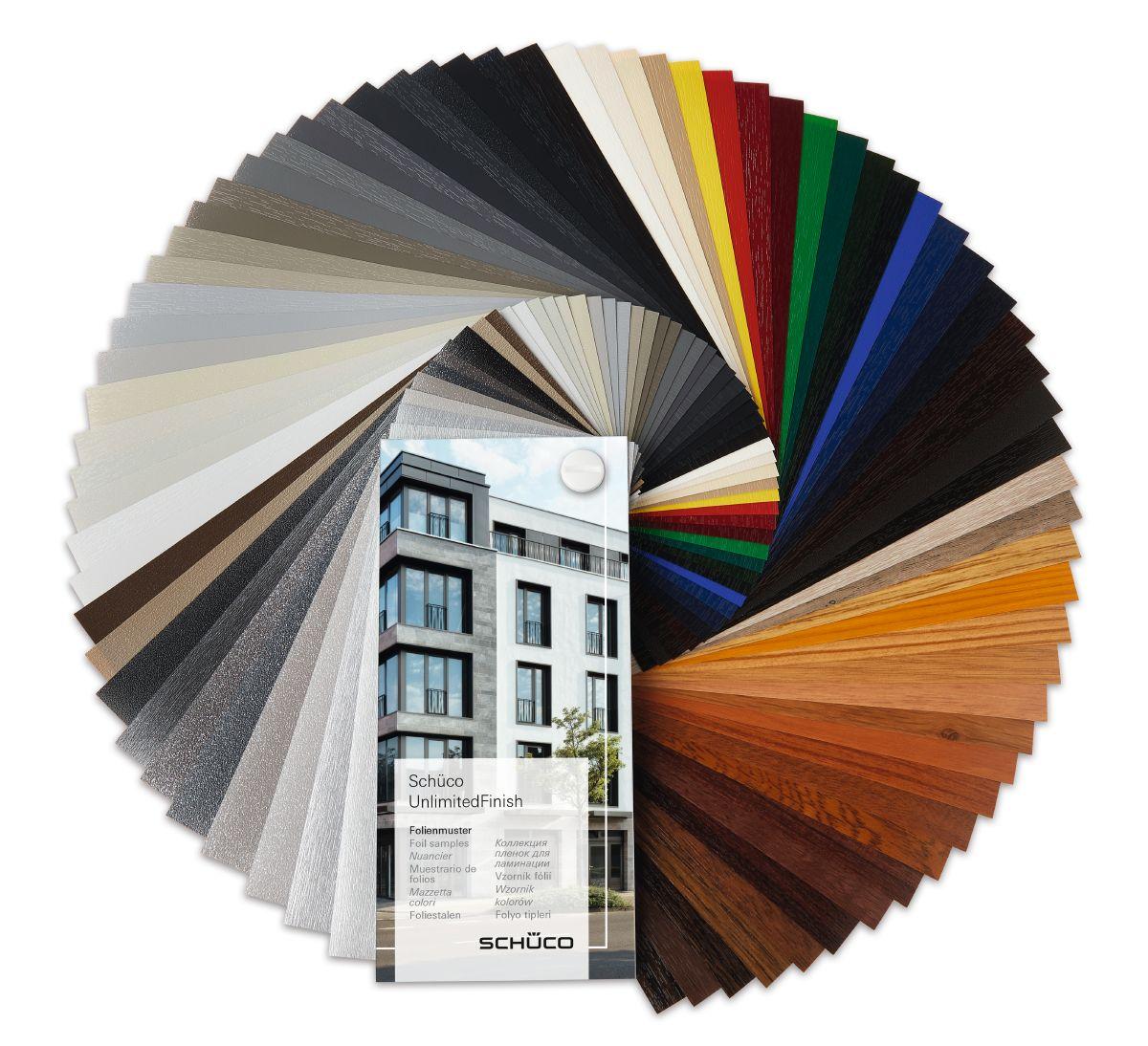 Paleta de colores Schüco
