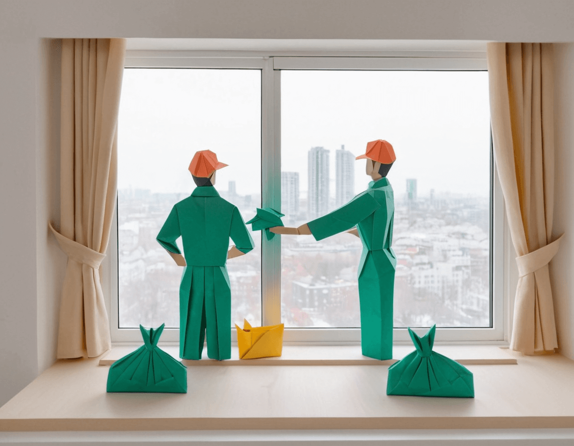 Вывоз мусора после монтажа окон