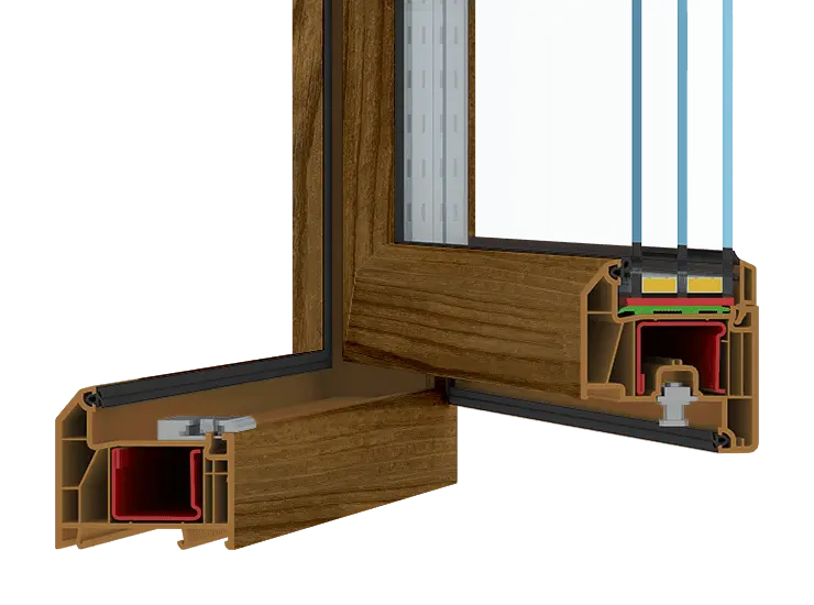 Цветной профиль: орех