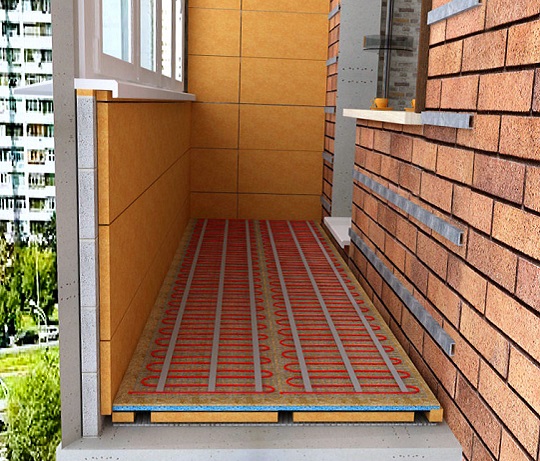 Теплое остекление лоджии