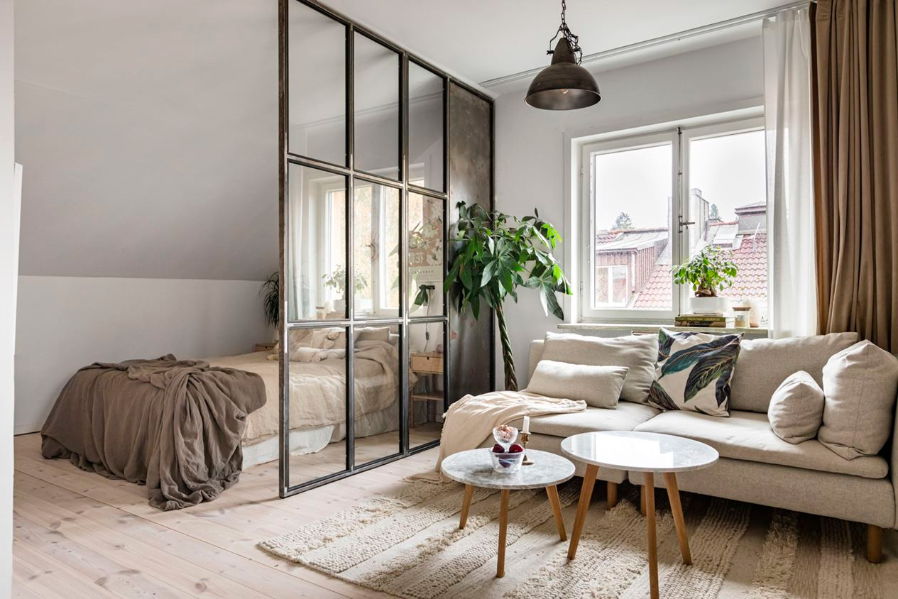 Стеклянные перегородки — секционная система