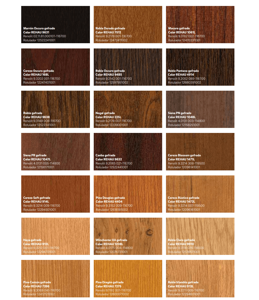 Rehau Brillant-design colors. Page 1