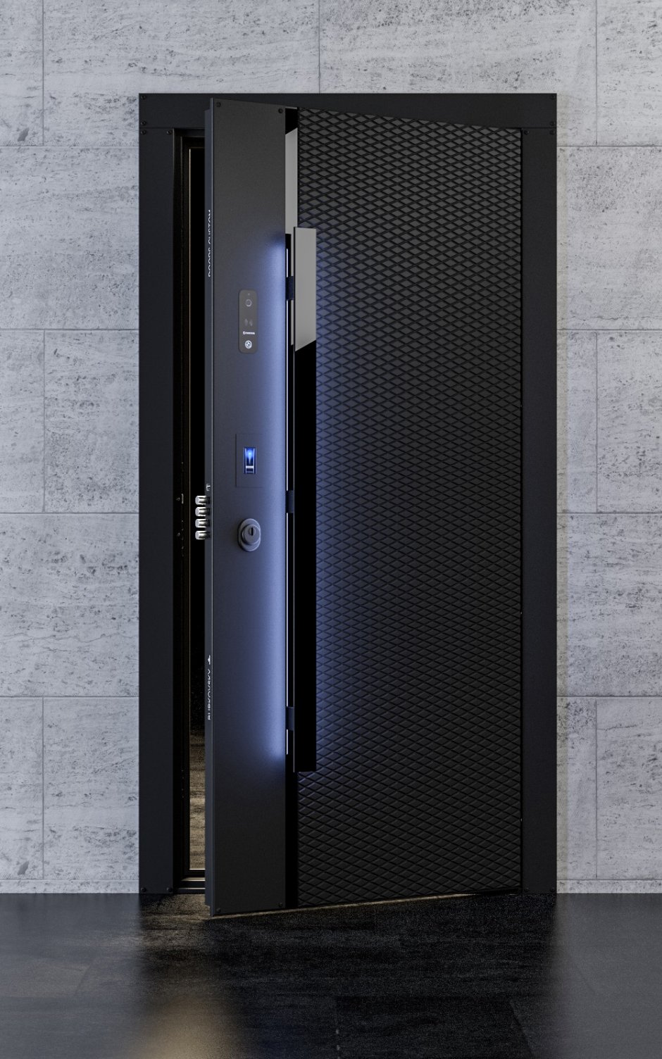 Cerradura multipunto de la puerta Cortizo