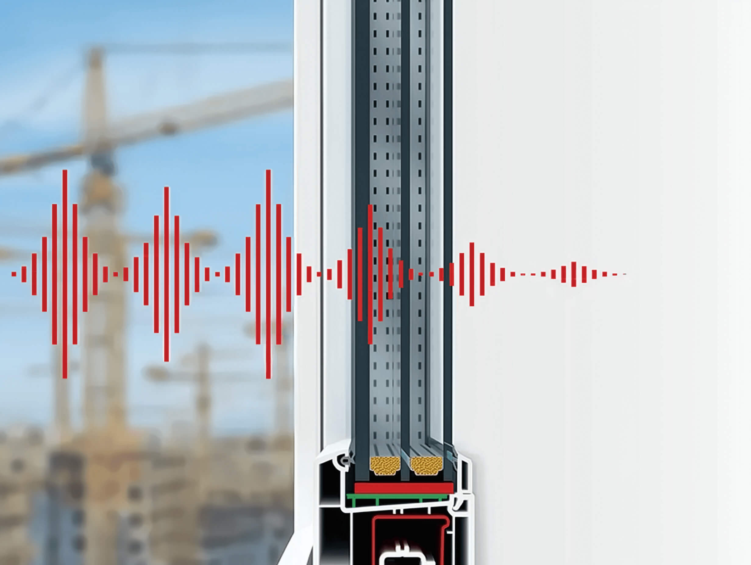 Шумоизоляционный стеклопакет