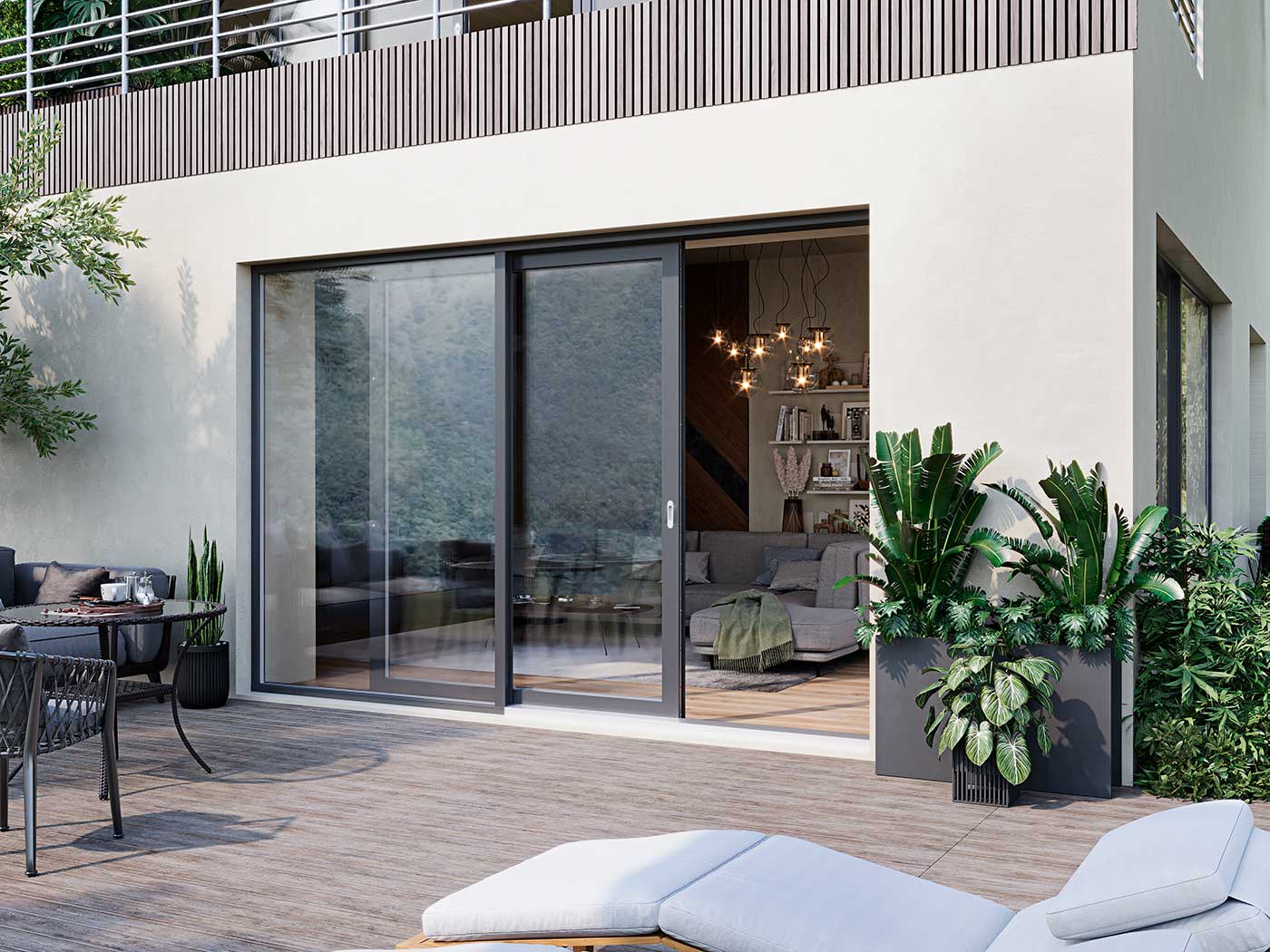 Панорамное остекление террасы