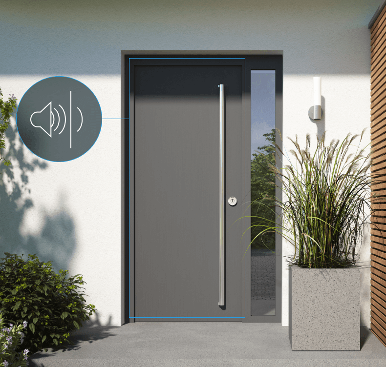 Aislamiento acústico de la puerta WDS Door 76