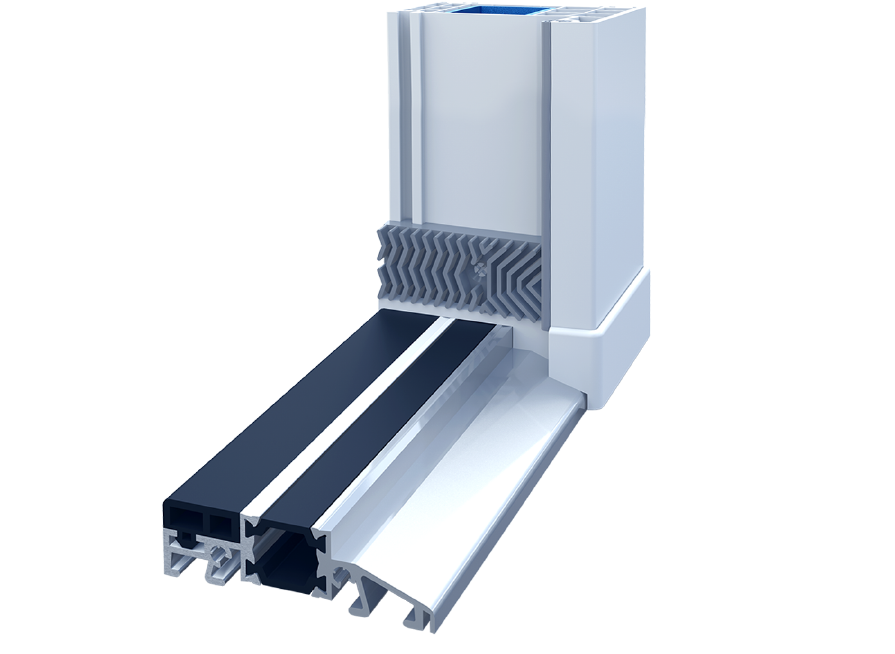 Aislamiento térmico del umbral de la puerta WDS Door 76